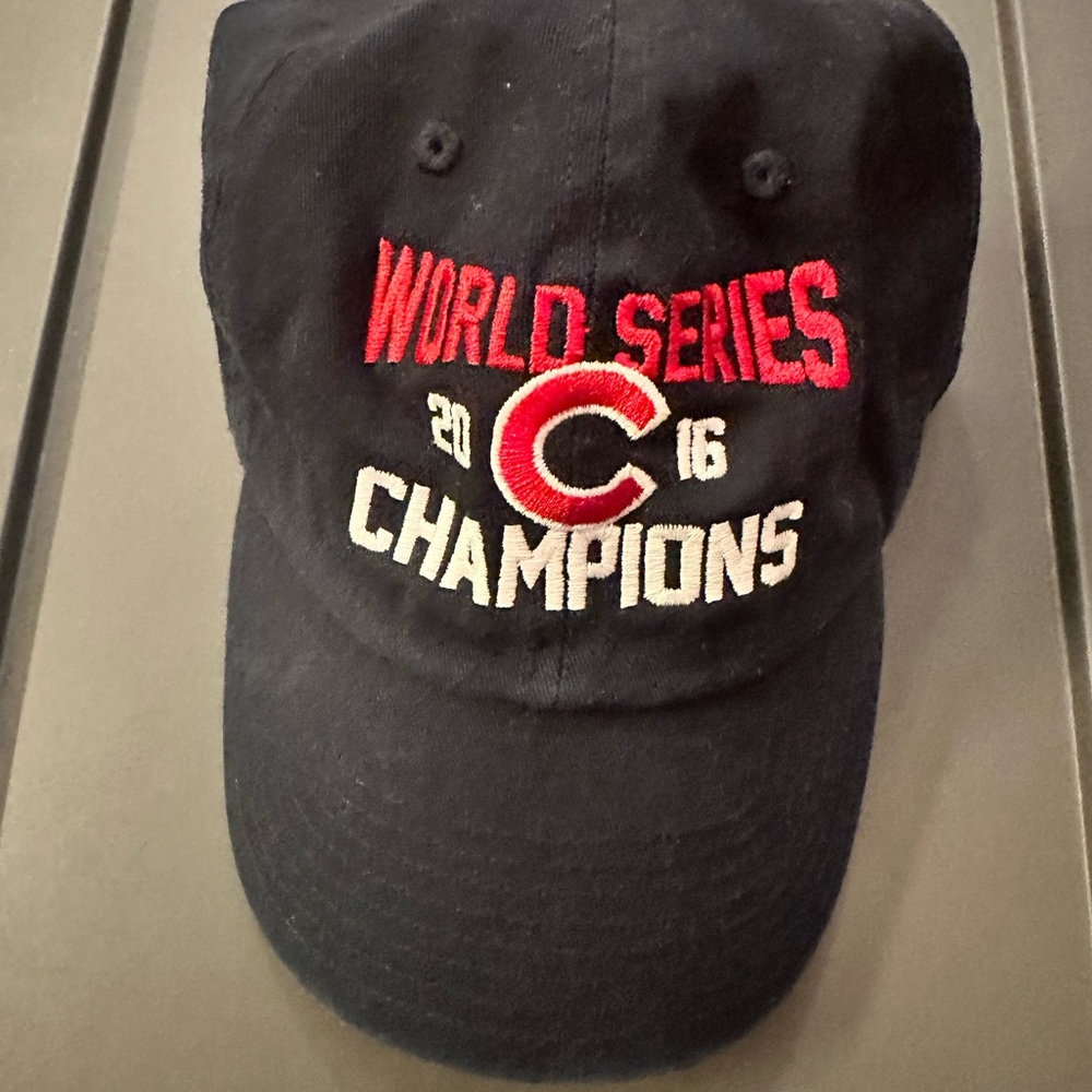 COPY - cubs 2016 world series baseball hat